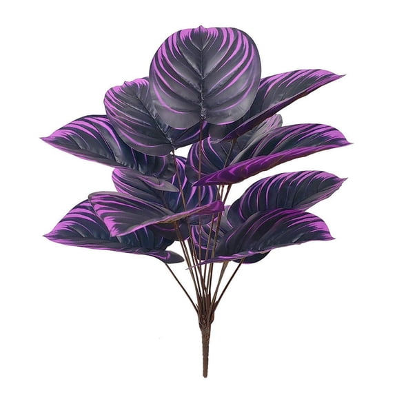 Dvumao Home Decor, Artificial Violet Cuttings Green Plants Floor Standing Decorative Items For The Living Room