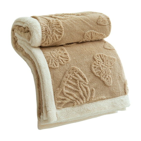 Dvumao Home Decor, Winter Blanket Soft Warm Solid Color Double Layer Sheep Blanket Nap Blanket 39.37x59.05in, Birthday Gifts