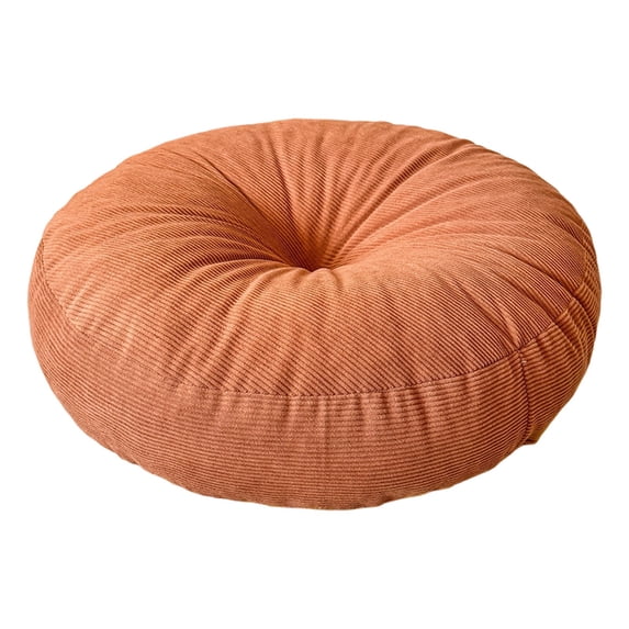 Dvumao Home Decor, Corduroy Solid Color Floor Cushion Soft Round Pouf CushionComfortable NonSlip Seat Pad For Living Room Bedroom YogaMeditationKids Room