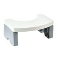 thumbnail image 1 of Dvumao Home Decor, Folding Toilet Stool, Squatting Poop Stool, Bathroom Potty Step Stool, Toilet Assistance Steps, Step Stool, Fits All Toilets, Detachable ＆ Stackable, Man Gifts, 1 of 9