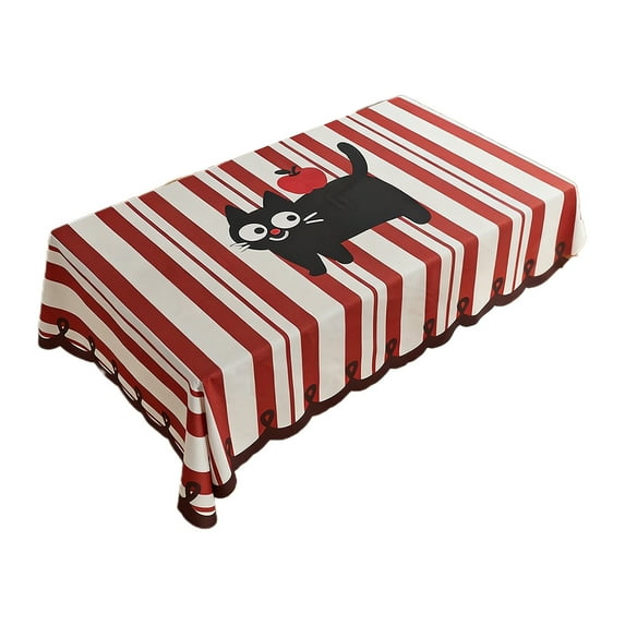 Dvumao 47.2x31.5 Inch Tablecloths Rectangular, Tablecloth Waterproof TV Cabinet Cover Coffee Tablecloth for Dining Tables, Buffet Parties and Camping