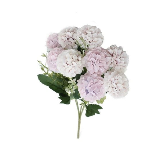 Dvumao Home Decor, Simulated Flowers Ball Chrysanthemum Fake Flowers Bundle Wedding Home Furnishings Hotel Interior Decoration Artificial Flowers Decorative Ornaments, Gift for Friend