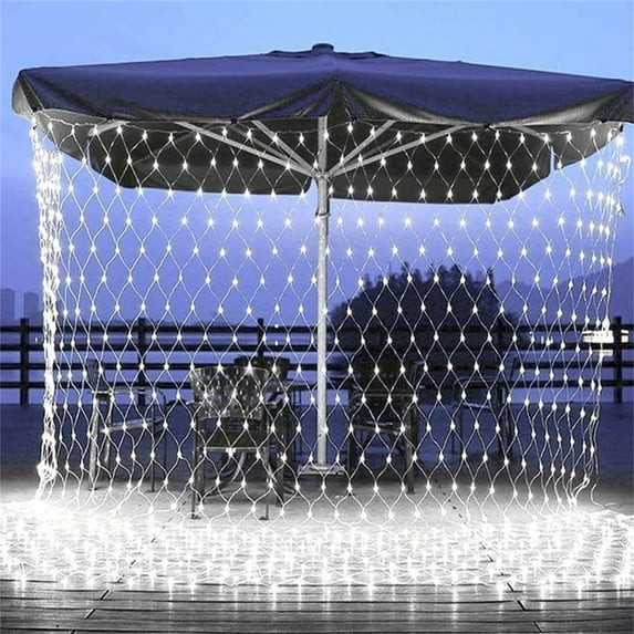 Dvumao Home Decor, Solar Fishnet Light, Solar Net Lights Outdoor, Colored Decorative Light Strings, Outdoor Yard Holiday Decorations