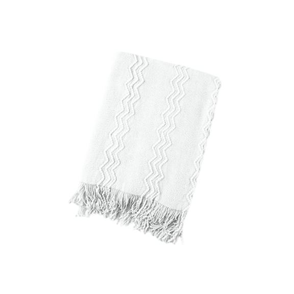 Dvumao Home Decor, Solid Color Tassel Blanket Knitted Blanket Foot Of Bed Blanket Sofa Blanket Throw Blanket Cover Blanket, Teens Gifts