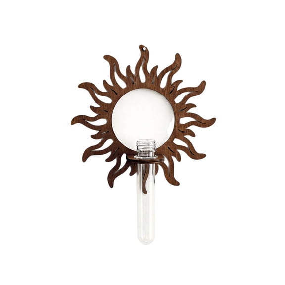 Dvumao Home Decor, Sun-Shaped Hydroponic Wall Shelf