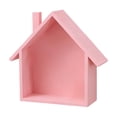 thumbnail image 1 of Dvumao House-Shaped Wall Shelf – Solid Wood Decorative Floating Shelf for Living Room & Small Space Organization (9.3"x7.3"), 1 of 6