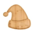 thumbnail image 1 of Dvumao Kitchen Accessories, Christmas Wooden Serving Tray Wooden Serving Tray Flatware Tray Tabletop Serving Tray Christmas Table Decoration Supplies, Birthday Gifts, 1 of 6