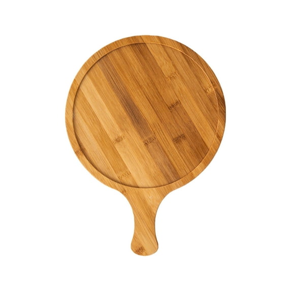 Dvumao Kitchen Accessories, Wood Cutting Board With Handle Wooden Ecologicals Bamboos Serving Board Kitchen Baking Chopping Boards For Pizza Bread Cheese Steak Charcuterie Fruit Vegetables