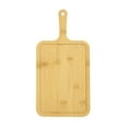 thumbnail image 1 of Dvumao Wood Cutting Board with Handle - Large Pizza Serving Board for Kitchen, Cheese & Charcuterie Tray - Natural Kitchen Accessories, 1 of 7