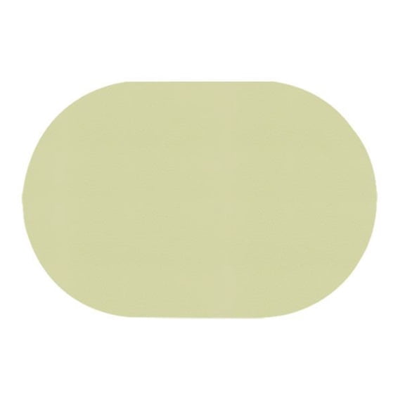 Dvumao Kitchen Accessories, Elliptical Placemat Solid Colour Faux Leather Placemats - Coffee Mats- Kitchen Table Mats- Easy To Clean Kitchen Table Mats, Women Gifts