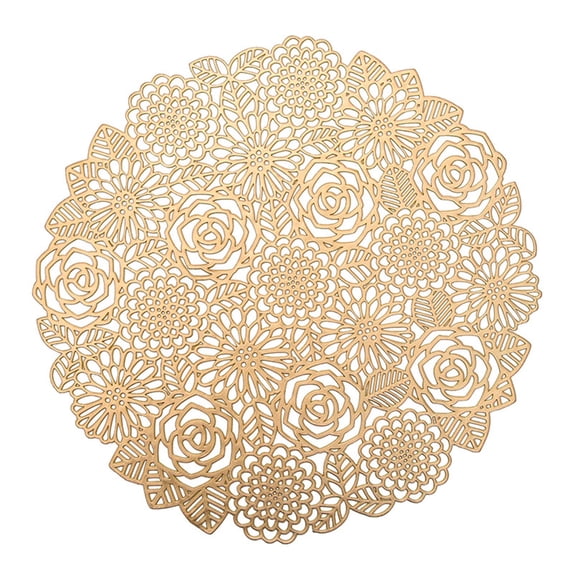 Dvumao Kitchen Decor, Hollowed Out Insulation Mat Solid Polyvinyl Chloride Leather Placemats, Coffee Mats, Kitchen Table Mats,, Easy To Clean Kitchen Table Mats, Teens Gifts