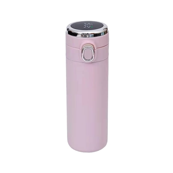 Dvumao Kitchen Gadgets, Double Layer Vacuum Bouncing Lid Stainless Steel Insulated Cup Intelligent Temperature Display Pea Cup Temperature Measurement Business Water Cup, Man Gifts