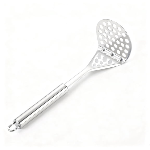 Dvumao Kitchen Gadgets, Stainless Steel Potato Masher Manual Mashing Garlic Press Potato Press Kitchen Helper Gadget, Man Gifts