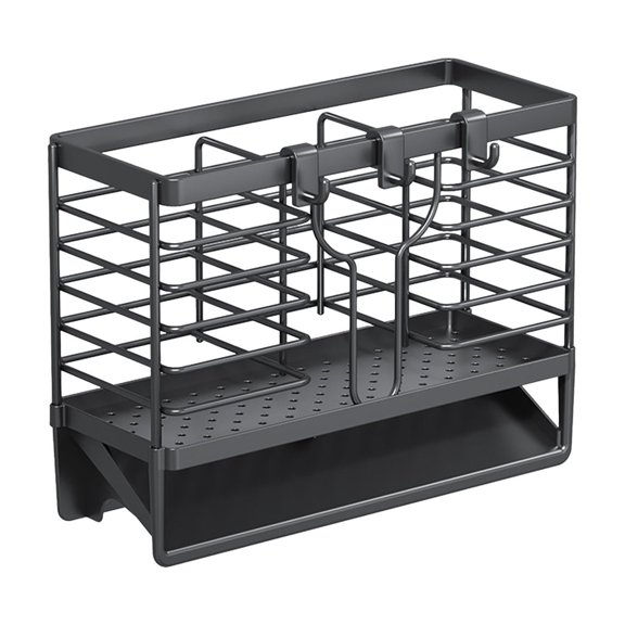 Dvumao Kitchen Organizers and Storage, Kitchen Sink Organizer Sponge Stand Rack Compact and Stylish Storage Tool Drainage Sponge Syand for Bathrooms Process Rooms, Mom Gifts