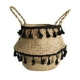 thumbnail image 1 of Dvumao Kitchen Storage Organization, Kitchen Or Bedroom Storage Accessories Foldable Handwoven Wicker Storage Baskets Potted er Laundry Basket Folding Rattan Hanging Basket Seagrass, Women Gifts, 1 of 1