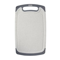 Dvumao Kitchen Utensils, Plastic Cutting Boards For Kitchen Dishwasher Safe Double-sided Extra Large Cutting Board For Meat Easy Grip Handle Non-Slip With Grinding Area, Women Gifts