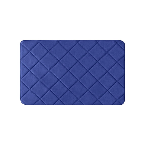 Dvumao Large Bathroom and Shower Mat, 20x32 Inch Checkered Rug, Soft and Absorbent Rug, Machine Washable
