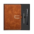 thumbnail image 1 of Dvumao Notebook, Thickened Meeting Record Book, Business Office Journal with Inner Pages for Notes & Ideas, 1 of 6