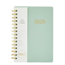 Dvumao Office Supplies, 2025 Calendar Notepad English Calendar A5 Calendar This Coil Book, Gift for Students
