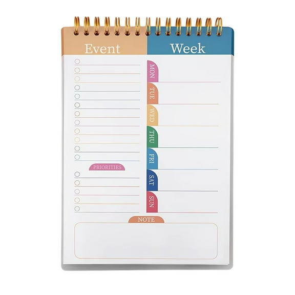 Dvumao Office Supplies, A5 Coil Planner Student Daily Planning To Do Important Reminder Notes, Teens Gifts