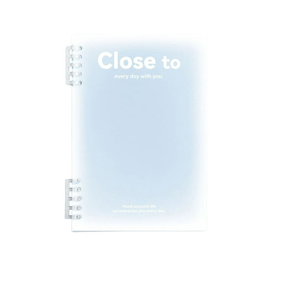 Dvumao Office Supplies, B5 Horizontal Thickened Coil Notebook Excerpt Colorful Plastic Cover Student Notebook Quality Writing Paper No Additive, Gift for Teacher