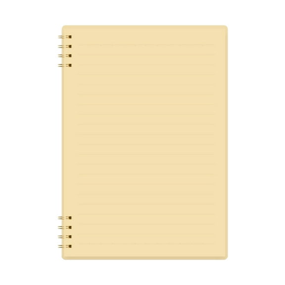 Dvumao A5 Notebook – 8-Hole Binding, Thick Paper, PP Cover, 6 Color Options