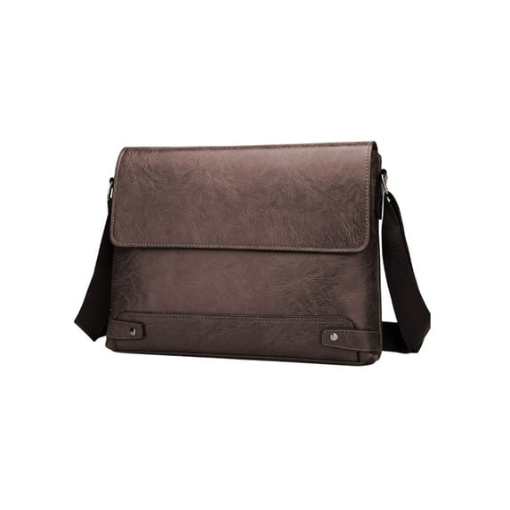 Dvumao Office Supplies, Premiums Textured Leather Shoulder Crossbody Bag Adjustable Strap Lightweight Spacious Handbag For Travel Work Daily Necessary, Gift for Friend