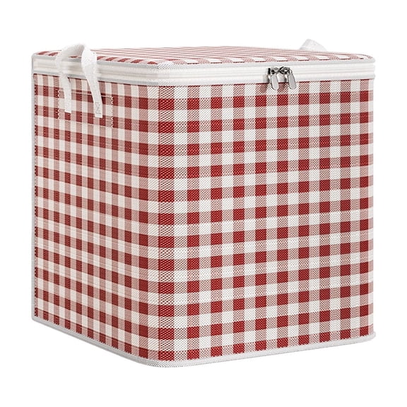 Dvumao Organizer for Laundry Room, Heavy Duty Storage With Reinforced Handles Extra Large Storage Bags For Clothes Tote Bag Thickened Double Zipper For Space Saving Travel, Women Gifts