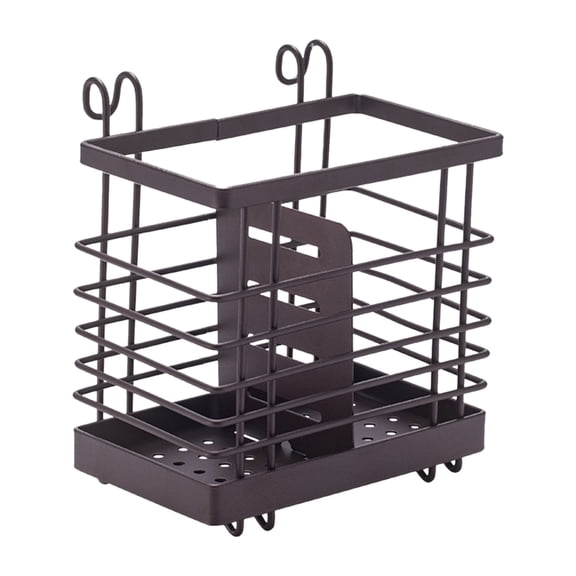 Dvumao Organizers and Storage, Chopsticks Cage Flatware Caddies Metal Fork Spoon Organizer Draining Organizer Countertop Utensil Stand Flatware Drying Rack, Mom Gifts