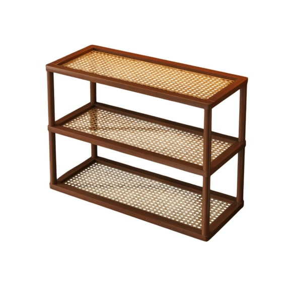 Dvumao Organizers and Storage, Desktop Shelf Multi Layer Water Cup Cosmetic Small Storage Rack Office Desk Workstation Organizing Layered Display Shelf, Teens Gifts