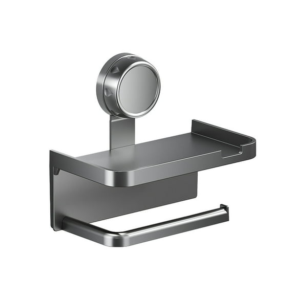 Dvumao Organizers and Storage, Double Layer Suction Cup Paper Rack Toilet Paper Box Paper Towel Rack Storage Rack Paper Drawer Storage Rack, Women Gifts