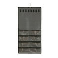 thumbnail image 1 of Dvumao Organizers And Storage, Hanging Jewelry Organizer Necklace Earrings Rings Hanger With 48 Jewelry Bags Travel Storage Roll With Pockets Hang Closet Wall Door, Women Gifts, 1 of 6