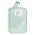 thumbnail image 1 of Dvumao Organizers and Storage, L-shaped Subject Bag Subject Classification Bag Transparent Mesh File Bag Zipper Style Large Opening Student Exam Tote Bag, Women Gifts, 1 of 5
