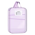 thumbnail image 1 of Dvumao Organizers and Storage, L-shaped Subject Bag Subject Classification Bag Transparent Mesh File Bag Zipper Style Large Opening Student Exam Tote Bag, Mom Gifts, 1 of 5