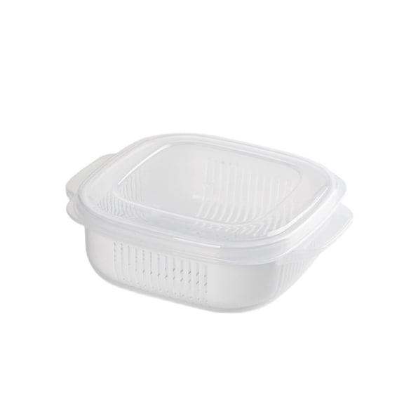 Dvumao Organizers and Storage, Refrigerator Food Storage Container Rice Storage Container Scallion Container Fruit Container Microwaveable Lunchbox Container Food Preparation Container, Mom Gifts