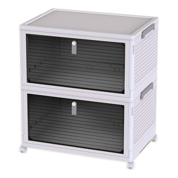 Dvumao Organizers and Storage, Desktop Storage Box Transparent Small Drawer Desk Plastic Mini Storage Box Stationery Storage Box, Women Gifts