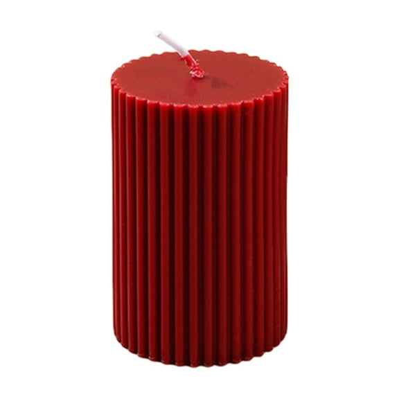 Dvumao Party Supplies, Antique Burgundy Column Aroma Candle Romantic Wedding Candle Wedding Gift Home Candle, Birthday Gifts