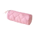 thumbnail image 1 of Dvumao Pencil Case Cute Quilted Soft Puffy Pen Bag Portable Zipper Stationery Pouch Makeup Cosmetic Office Nylon 7.48 x 2.95 x 2.95 Inch, 1 of 7