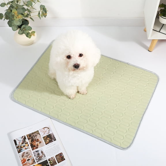 Dvumao Pet Cooling Mat 15x19 Inch, Self Cool Fiber Pad for Dogs Cats Indoor & Outdoor Use