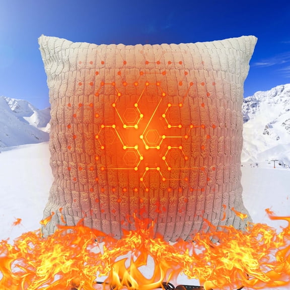Dvumao Pillowcase, USB Electrics Pillow Cushion Cover 5 Gear Controlled Temperature Timing Office Warm Body Pillow Cover, Teens Gifts