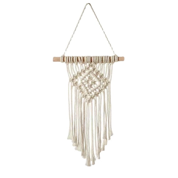 Small Apartment Decor With Textured Woven Wall Hanging Reference: Dvumao Room Decor Macrame Woven Wall Hanging Catcher