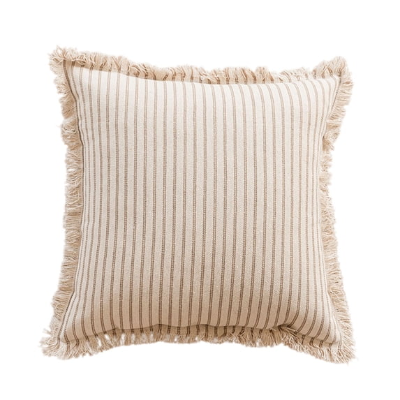 Dvumao Room Decor, Wind Stripe Tassel Throw Pillow Cover Sofa Throw Pillow Cover Living Room Cushion Throw Pillow Cover Bleachers Pillowcase