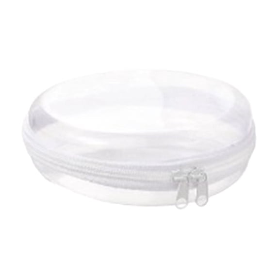 Dvumao Round Hard Shells Zipper Travel Storage Bag Waterproof Portable Organizer For Cosmetics Toiletries Toys Home