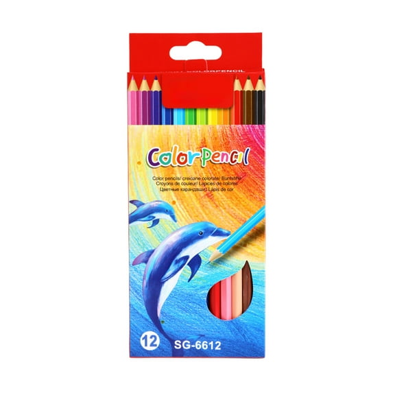 Dvumao School Supplies, Plastic Colored Pencils Student-Specific Drawing Pencil Set Oil-Based Colored Pencils Students's Art Supplies, Gift for Teacher