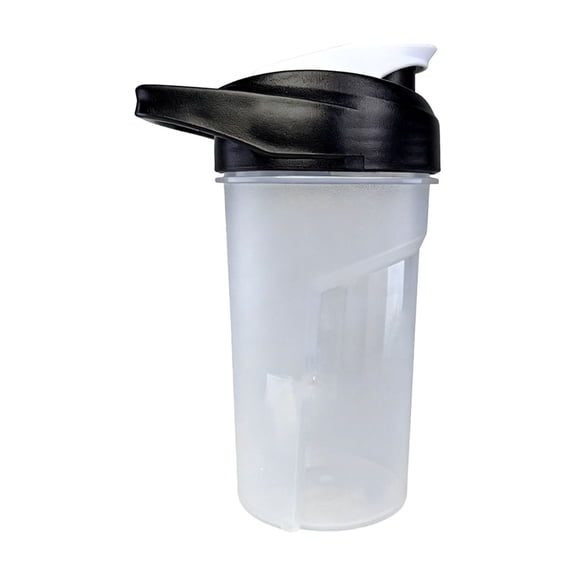 Dvumao Shaker Cup for Gym, Leak-Proof Bottle with Flip Lid and Carry Loop, Easy to Clean