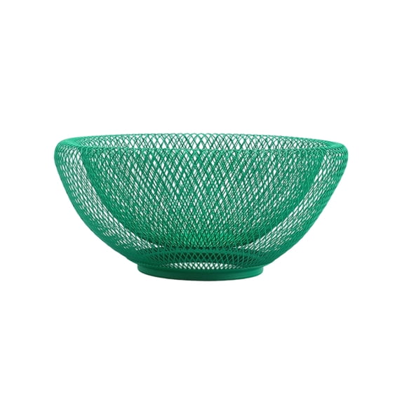 Dvumao Shaped Metal Wires Mesh Fruit Bowl Multi Purpose Iron Storage Basket For Kitchen Fruit Vanity Makeup Brushes Cosmetic Organizer For Home Table Decor