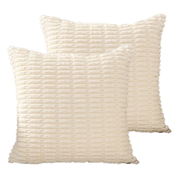 Dvumao Solid Color Corduroy Pillowcase, Sofa Cushion Cover for Home Decor