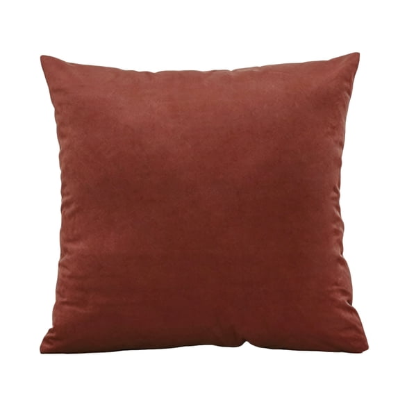 Dvumao Solid Color Velvet Pillow Cover, Sofa Cushion Cover for Living Room and Bedroom, Hidden Zipper, Machine Washable