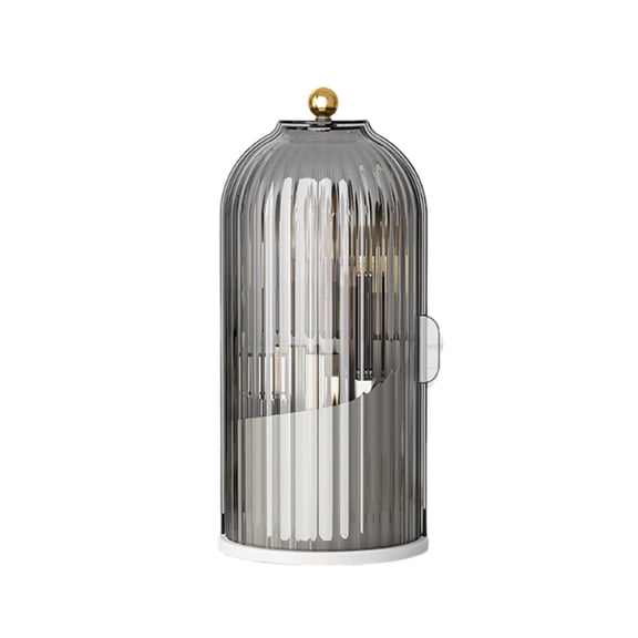 Dvumao Storage Containers, Bird Cage Pen Holders Rotating Dusts Cell Desktop Cosmetic Storage Box, Mom Gifts