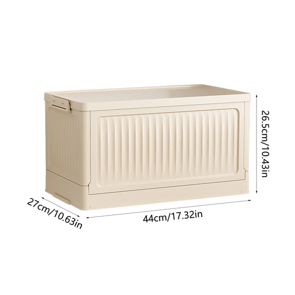 Dvumao Storage Containers, Folding Box Plastic Box Box Pulley Rectangle With Lid Crate Storage Box Organiser Outdoor Storage Box, Women Gifts